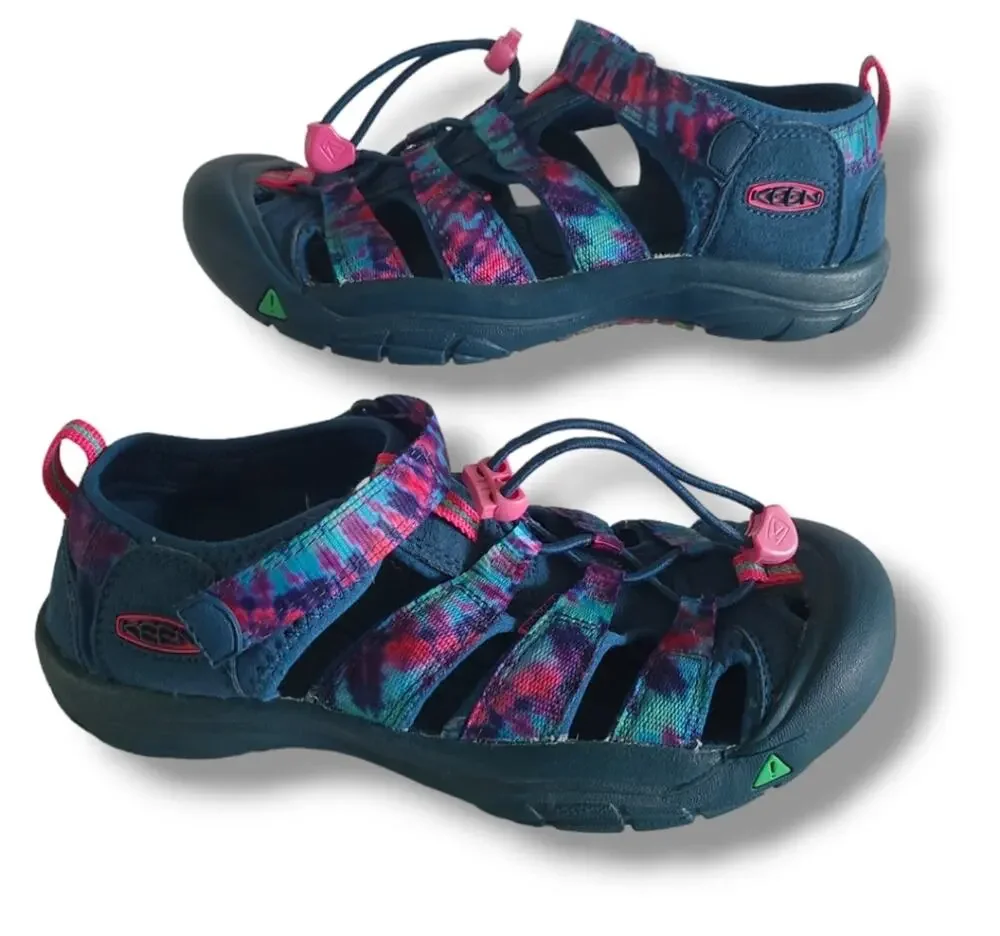 Keen Women's Newport H2 SZ 5 Outdoor Hiking Sandal Blue Pink Multicolor